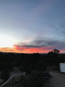 Sunset photo at Different Dimension acres